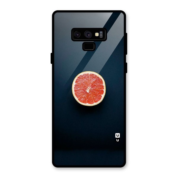 Orange Design Glass Back Case for Galaxy Note 9