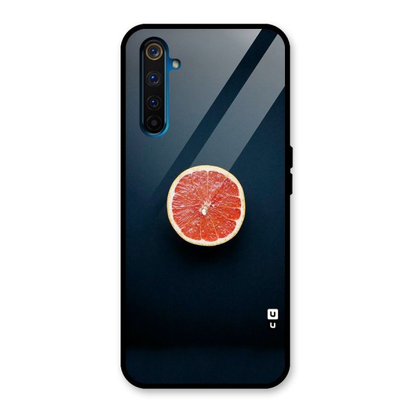 Orange Design Glass Back Case for Realme 6 Pro