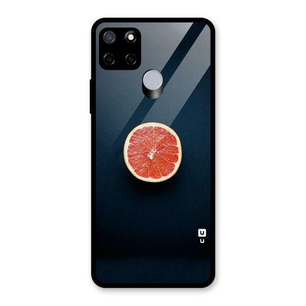 Orange Design Glass Back Case for Realme C12