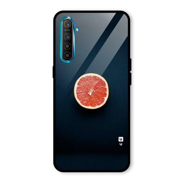 Orange Design Glass Back Case for Realme XT