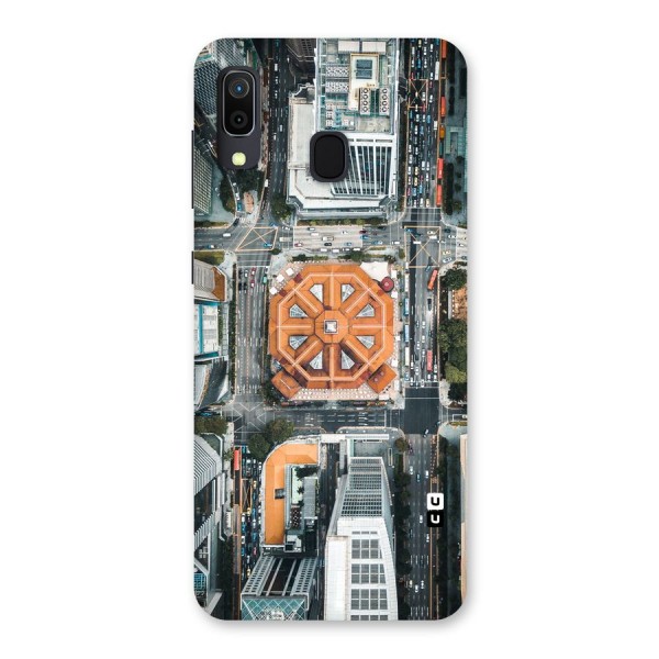 Orange Dome Back Case for Galaxy A20