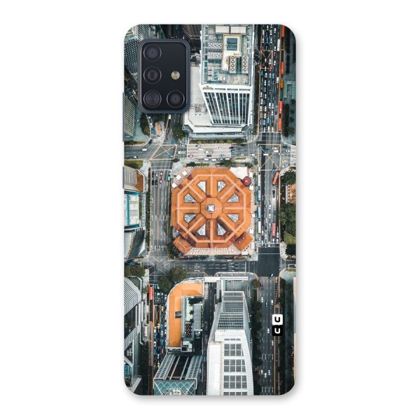 Orange Dome Back Case for Galaxy A51