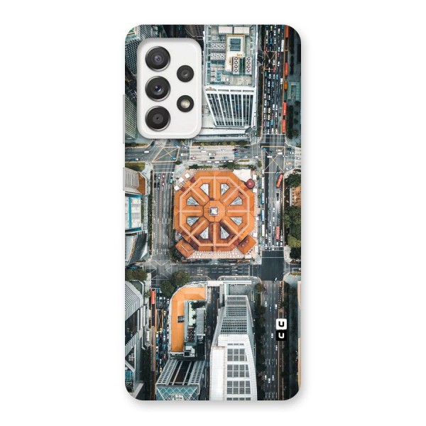 Orange Dome Back Case for Galaxy A52