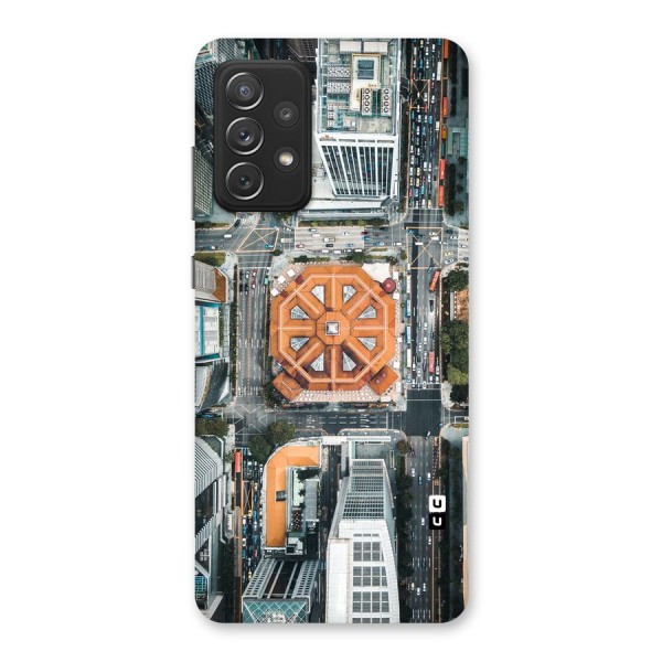 Orange Dome Back Case for Galaxy A72