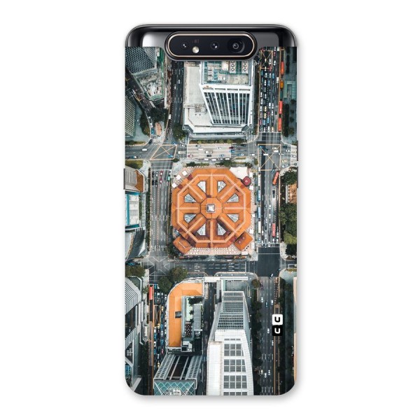 Orange Dome Back Case for Galaxy A80