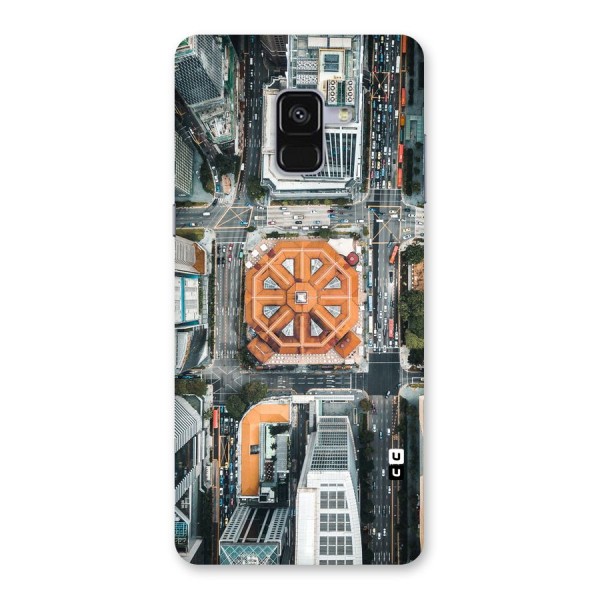 Orange Dome Back Case for Galaxy A8 Plus