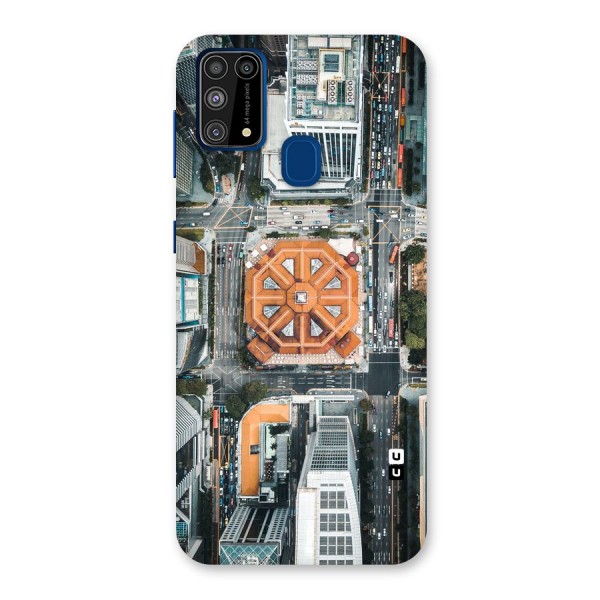 Orange Dome Back Case for Galaxy F41