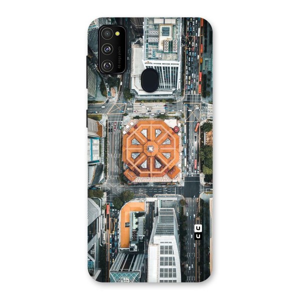 Orange Dome Back Case for Galaxy M21