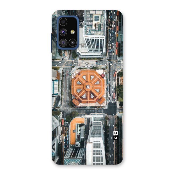 Orange Dome Back Case for Galaxy M51