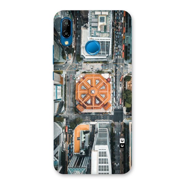 Orange Dome Back Case for Huawei P20 Lite