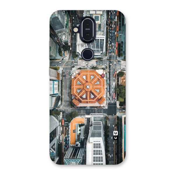 Orange Dome Back Case for Nokia 8.1