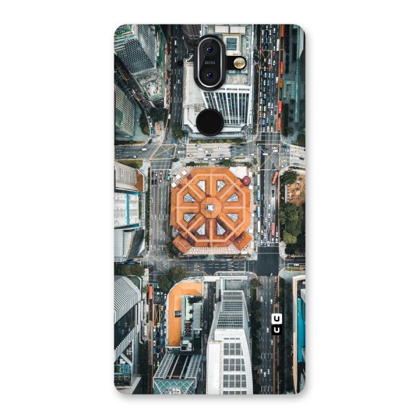 Orange Dome Back Case for Nokia 8 Sirocco