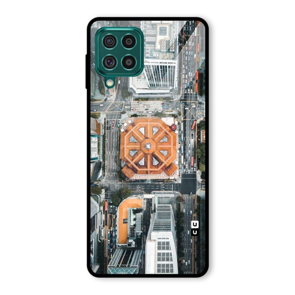 Orange Dome Glass Back Case for Galaxy F62