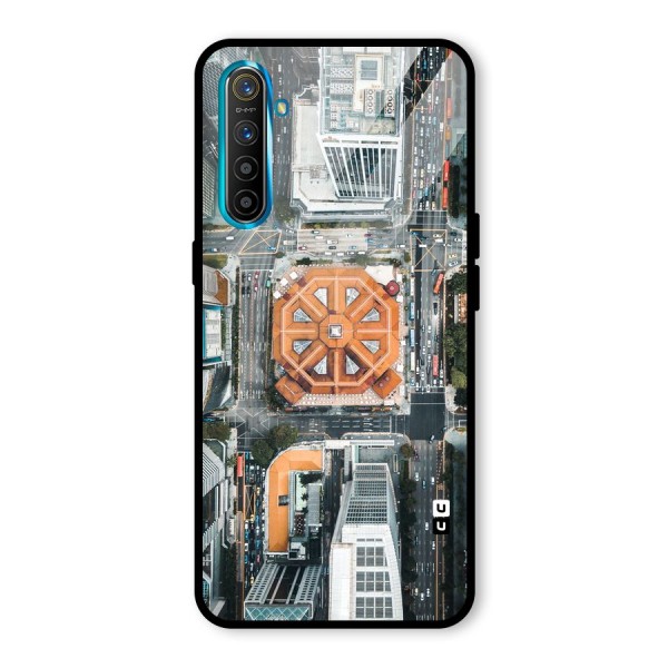 Orange Dome Glass Back Case for Realme XT