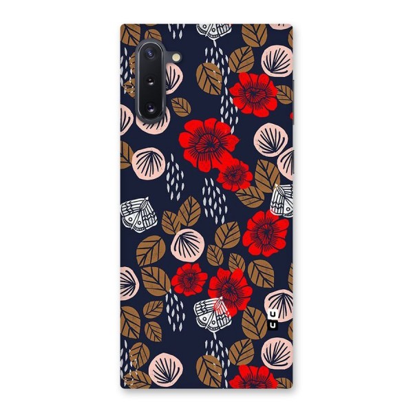 Orange Flora Back Case for Galaxy Note 10