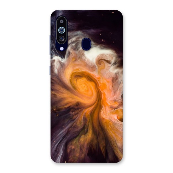 Orange Fusion Back Case for Galaxy A60