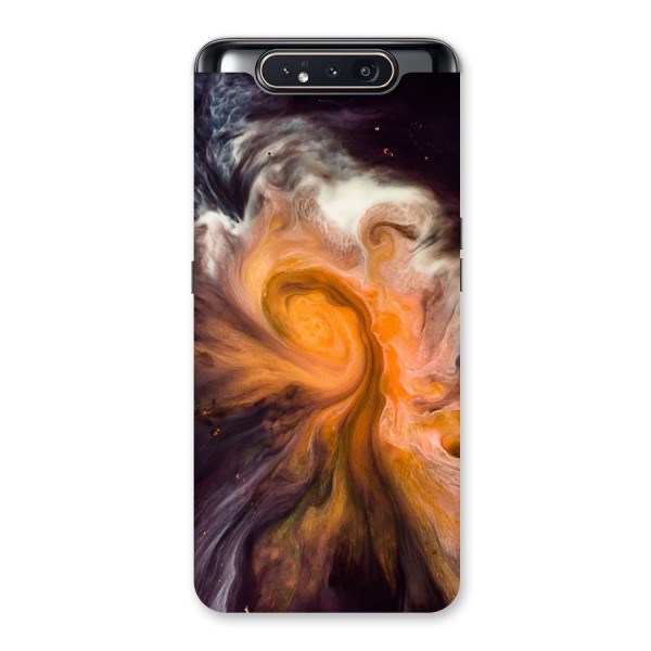 Orange Fusion Back Case for Galaxy A80