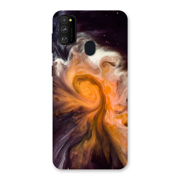 Orange Fusion Back Case for Galaxy M21