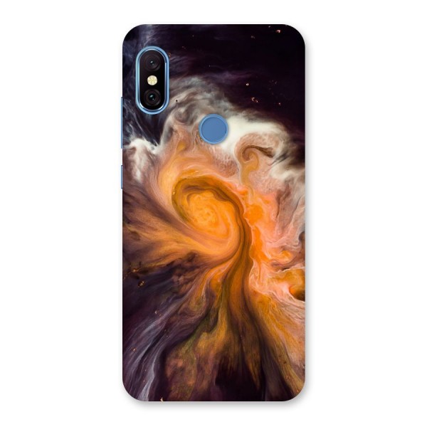 Orange Fusion Back Case for Redmi Note 6 Pro