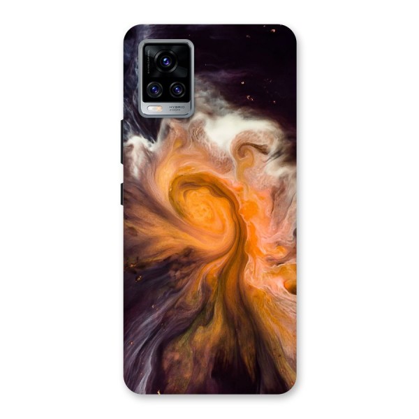 Orange Fusion Back Case for Vivo V20 Pro