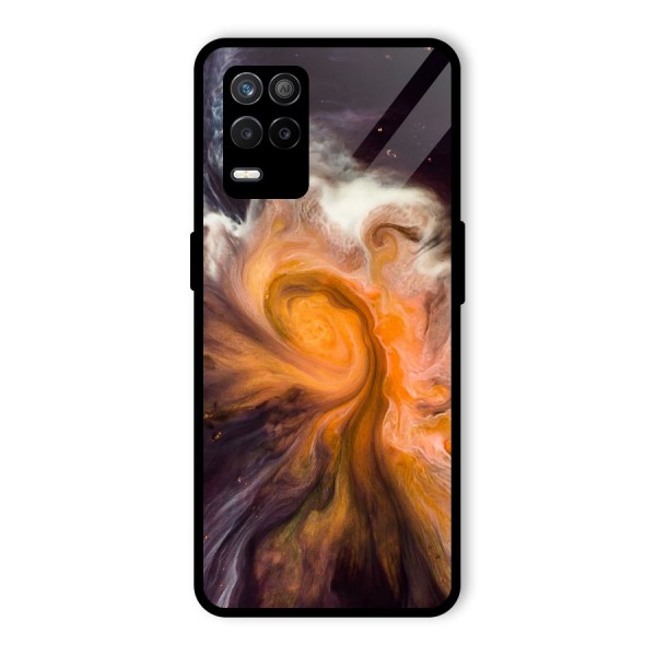 Orange Fusion Glass Back Case for Realme 9 5G