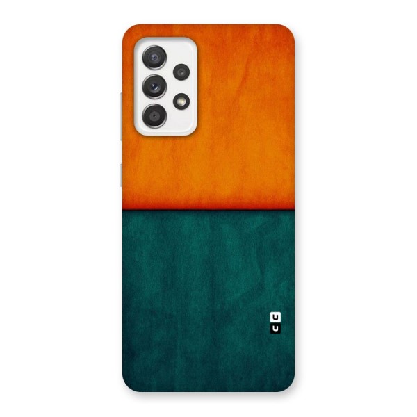 Orange Green Shade Back Case for Galaxy A52