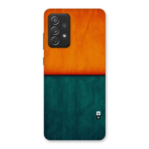 Orange Green Shade Back Case for Galaxy A72