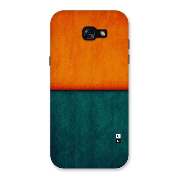 Orange Green Shade Back Case for Galaxy A7 (2017)