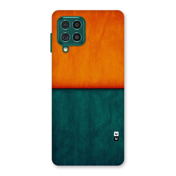 Orange Green Shade Back Case for Galaxy F62