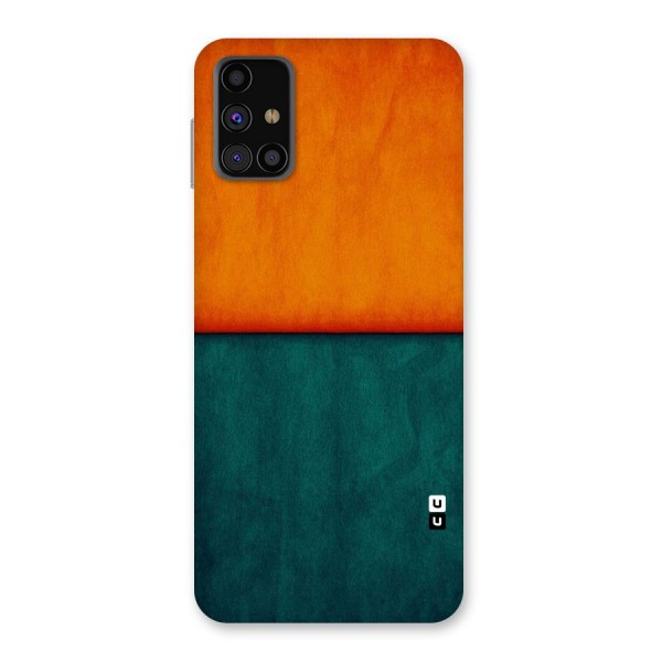 Orange Green Shade Back Case for Galaxy M31s