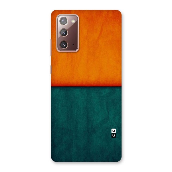 Orange Green Shade Back Case for Galaxy Note 20