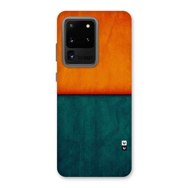 Orange Green Shade Back Case for Galaxy S20 Ultra