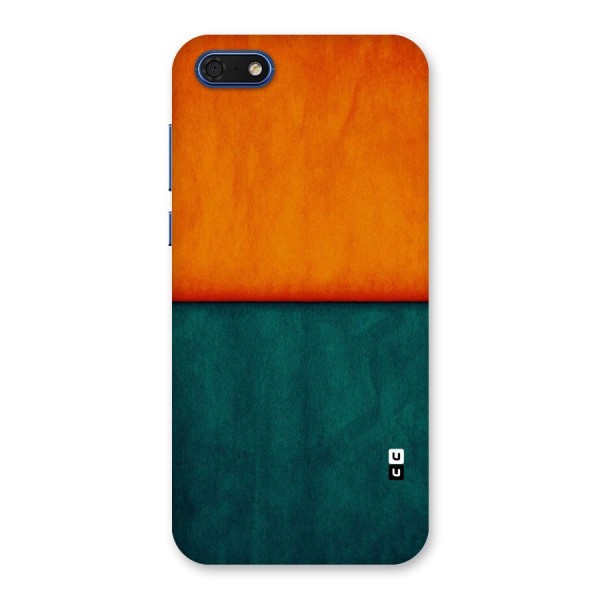 Orange Green Shade Back Case for Honor 7s