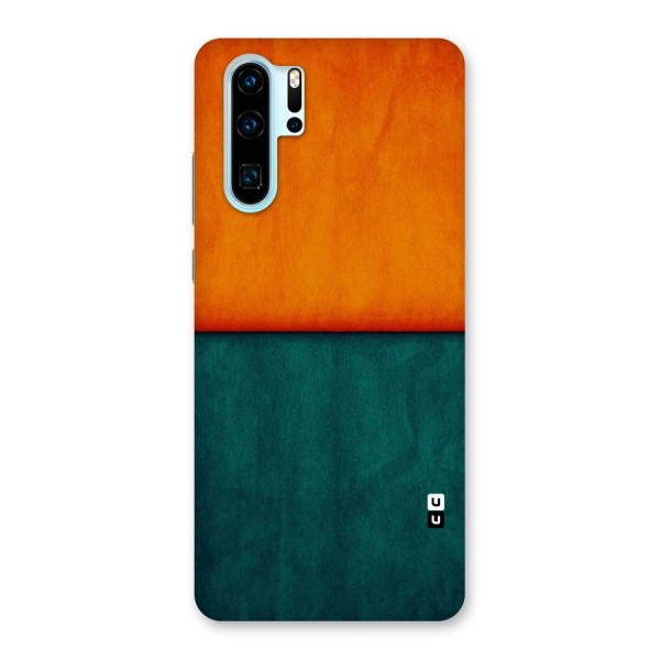 Orange Green Shade Back Case for Huawei P30 Pro