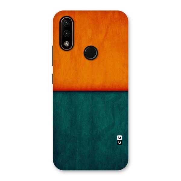 Orange Green Shade Back Case for Lenovo A6 Note