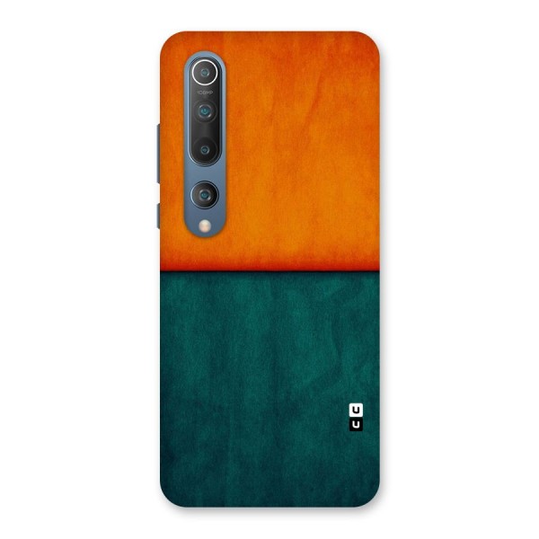 Orange Green Shade Back Case for Mi 10