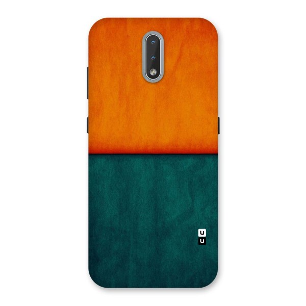 Orange Green Shade Back Case for Nokia 2.3