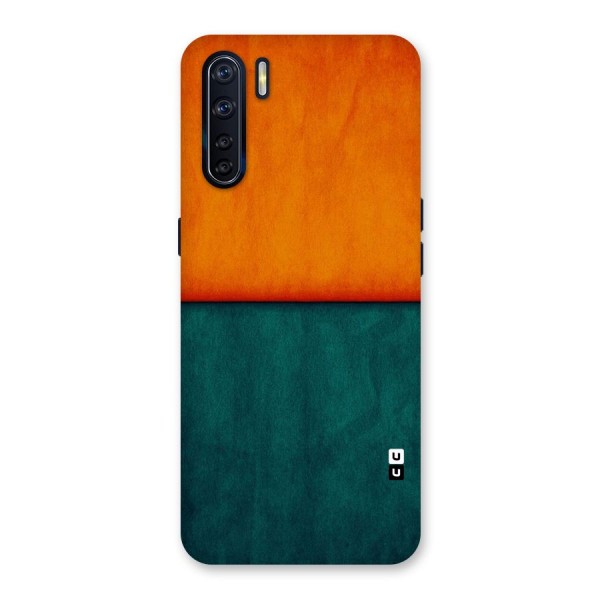 Orange Green Shade Back Case for Oppo F15