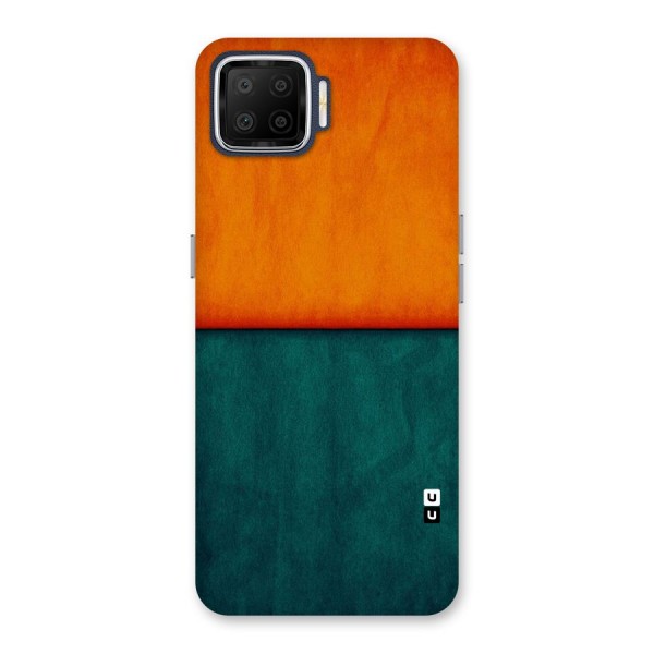 Orange Green Shade Back Case for Oppo F17