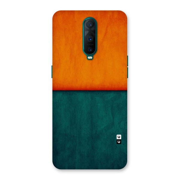 Orange Green Shade Back Case for Oppo R17 Pro