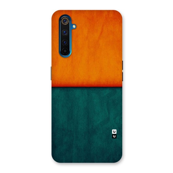 Orange Green Shade Back Case for Realme 6 Pro