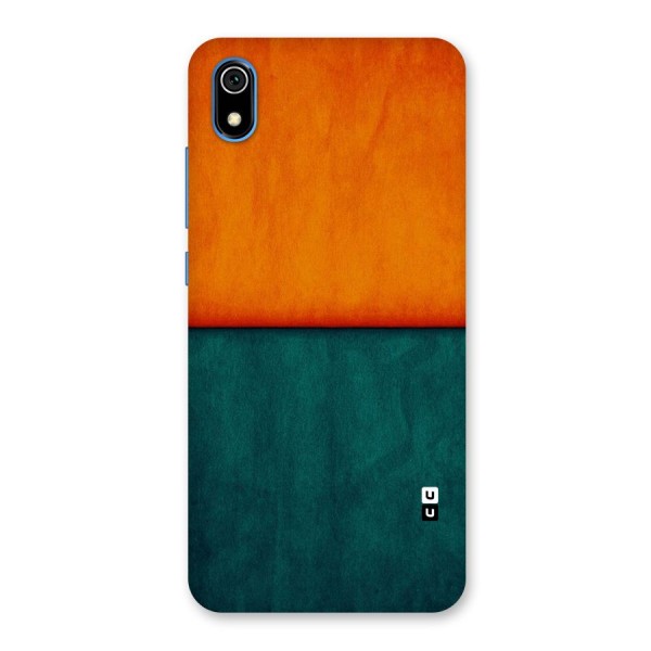 Orange Green Shade Back Case for Redmi 7A