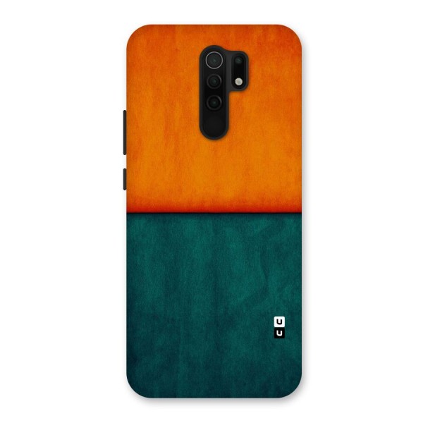 Orange Green Shade Back Case for Redmi 9 Prime