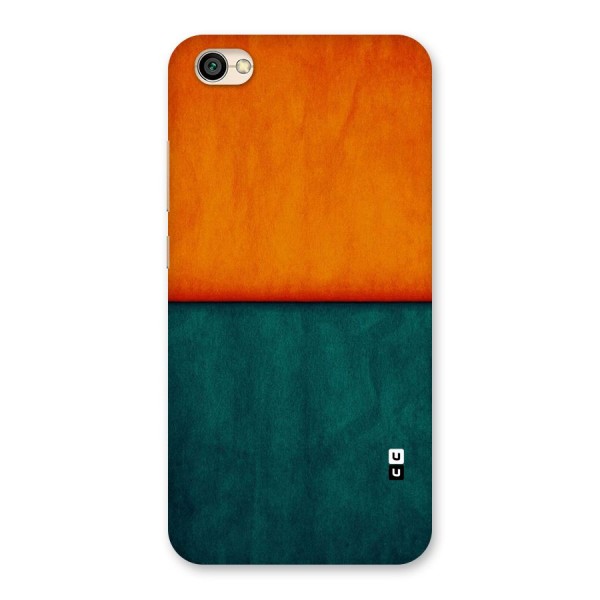 Orange Green Shade Back Case for Redmi Y1 Lite