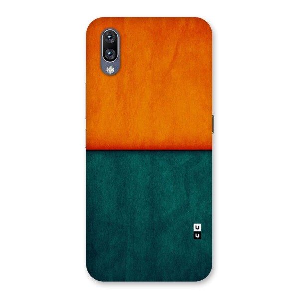 Orange Green Shade Back Case for Vivo NEX