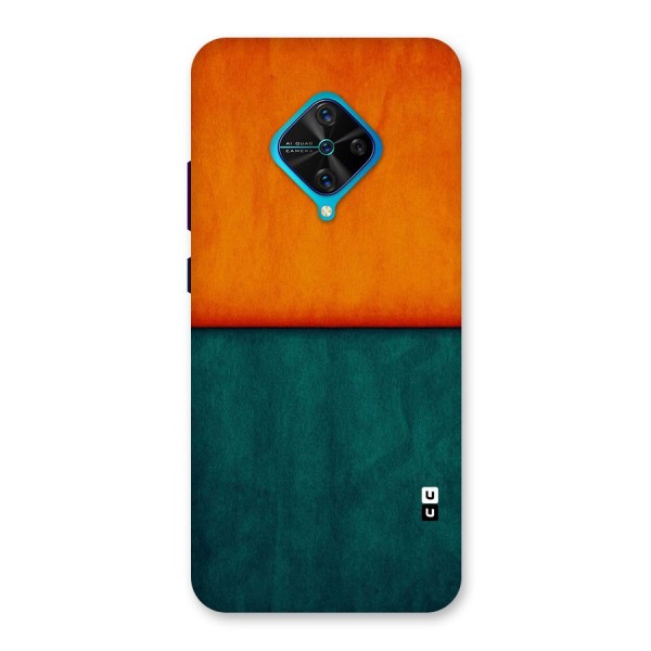 Orange Green Shade Back Case for Vivo S1 Pro