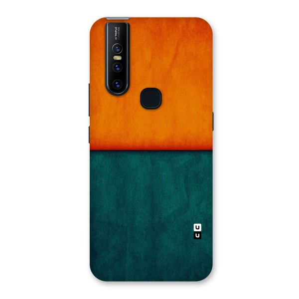 Orange Green Shade Back Case for Vivo V15