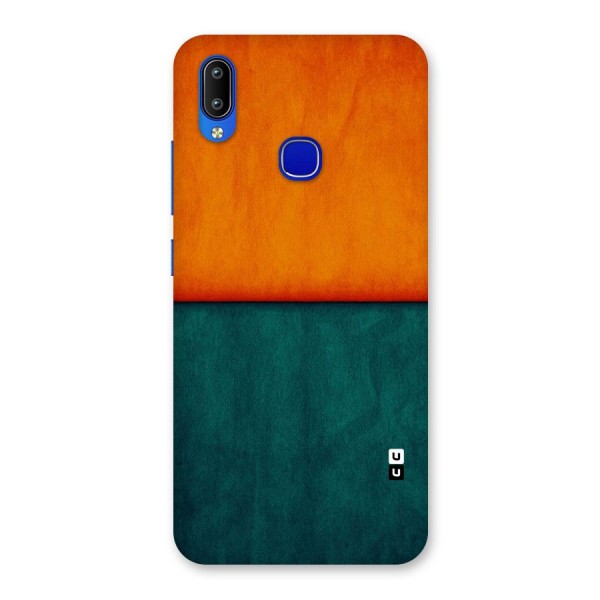 Orange Green Shade Back Case for Vivo Y91