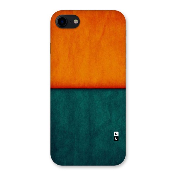 Orange Green Shade Back Case for iPhone SE 2020