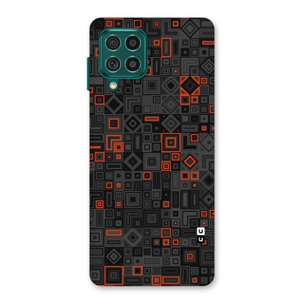 Orange Shapes Abstract Back Case for Galaxy F62